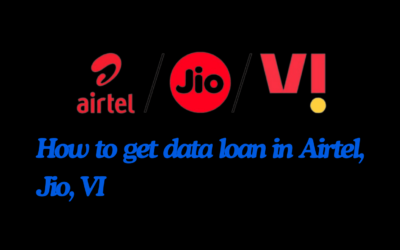 How to get data loan in Airtel, Jio, VI